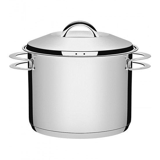 Caldeirão 28cm 15,7 Litros Solar Aço Inox Tramontina Com Tampa Fundo Triplo